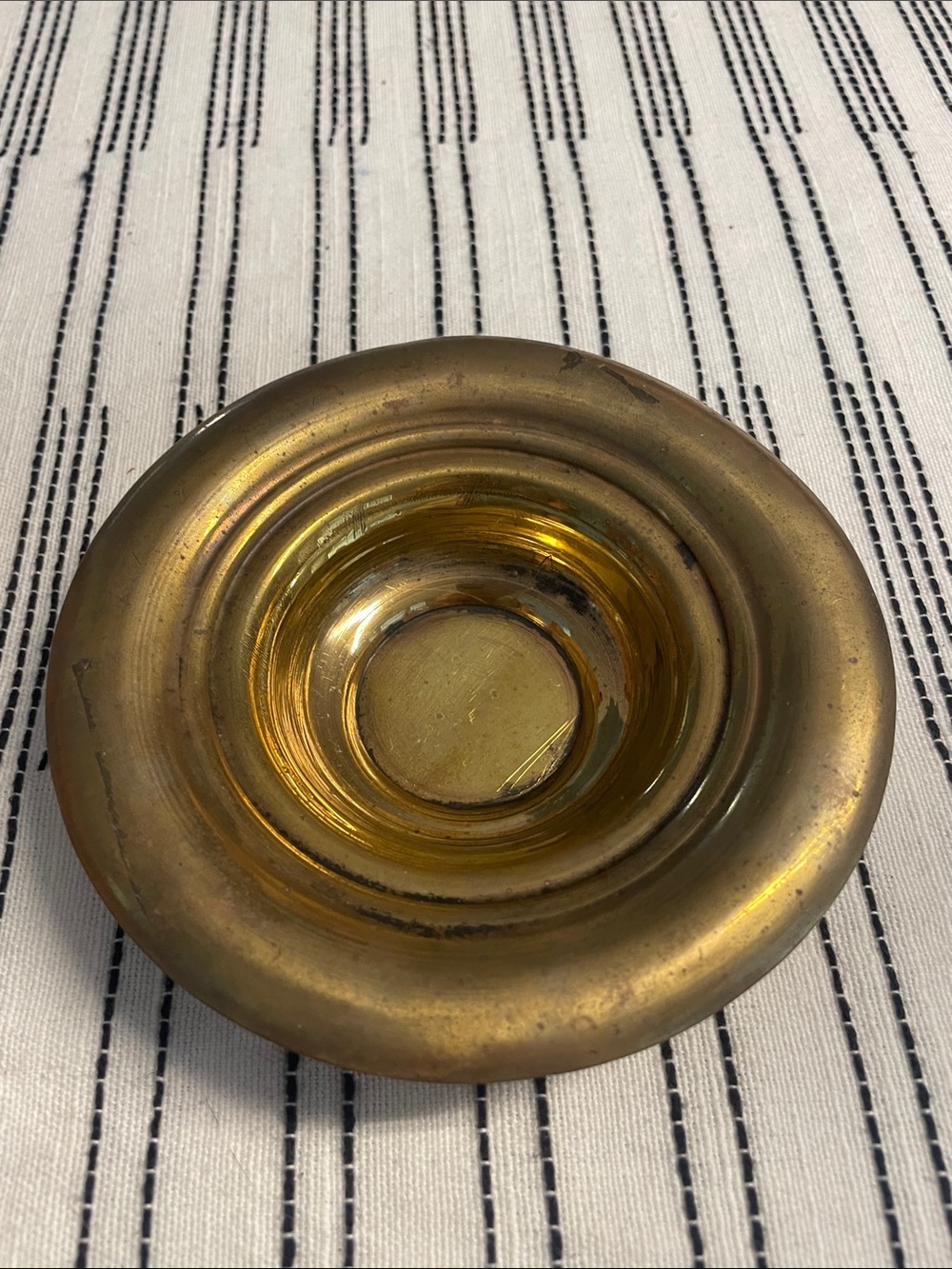 Small Brass Teapot with Curved Spout - Antique-Style Accent - Picture 7 of 9